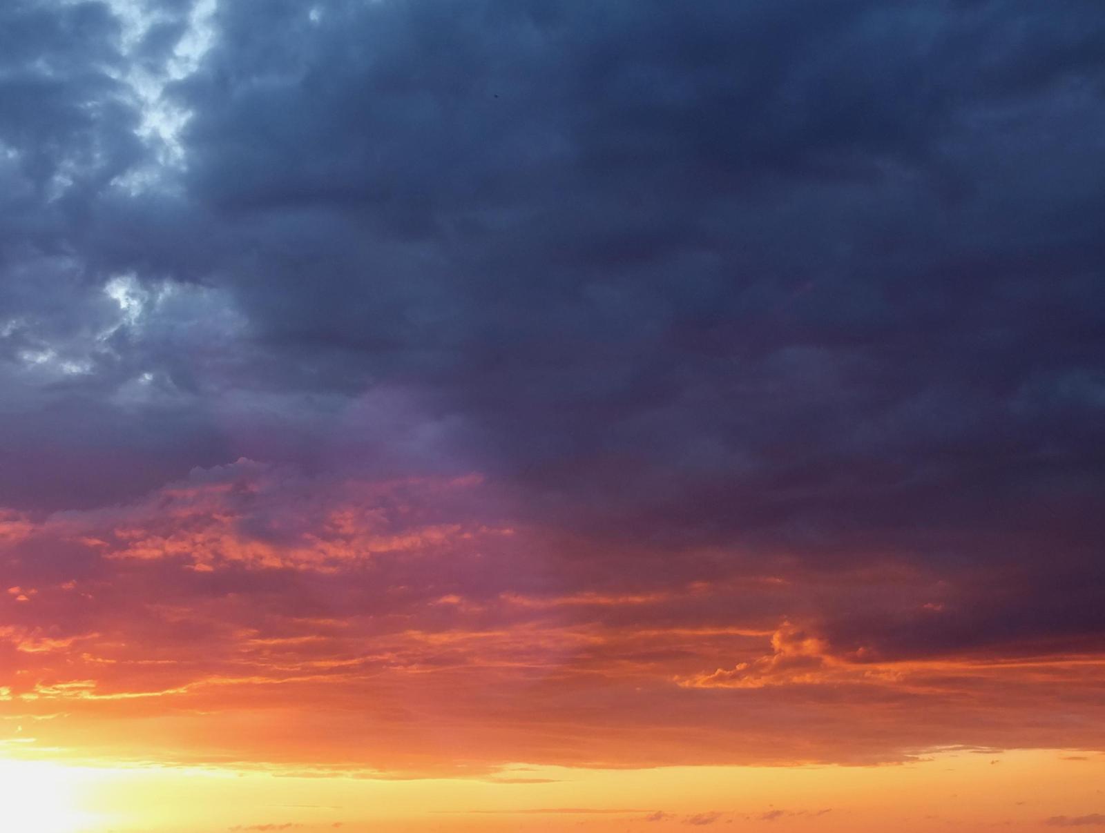 3166x2389 55+ Blue Sky Sunset Wallpapers - Download at WallpaperBro