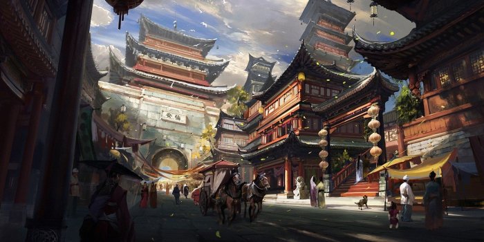 1920x1080 Chinese Festival Painting HD Wallpaper » FullHDWpp - Full HD