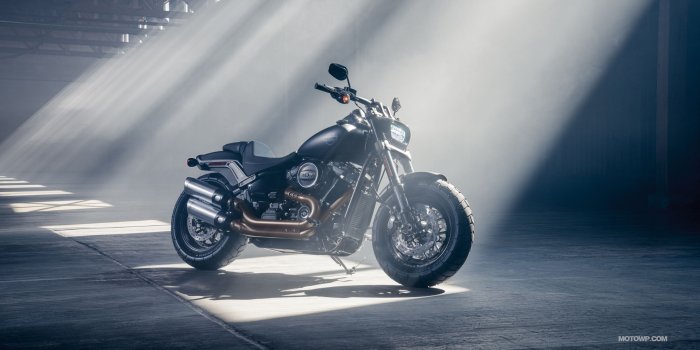 3840x2160 Motorcycles desktop wallpapers Harley-Davidson Softail Fat Bob - 2018