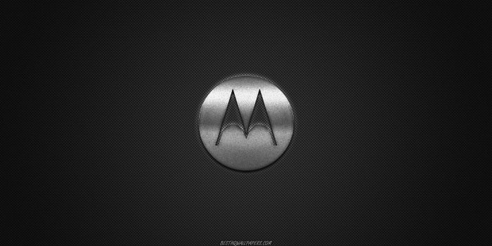 2560x1600 Download wallpapers Motorola logo, silver shiny logo, Motorola metal