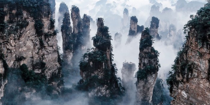 1920x1080 Tianzi Mountains in China [1920x1080] : wallpaper