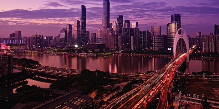 3840x2160 5071107 3840x2160 Bridge, China, Building, Guangzhou, Skyscraper