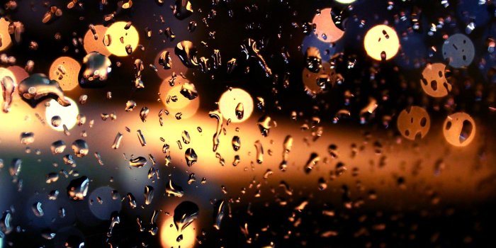 1920x1200 Download Wallpaper drop rain glass night, 1920x1200, Rain drops on glass