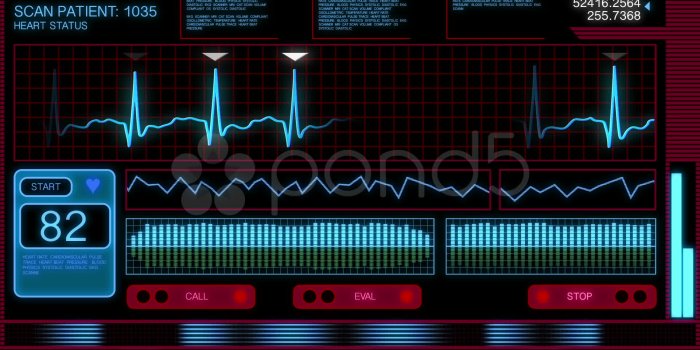 1920x1080 Heartbeat Wallpaper Hd Scan Patient Free Download - Futuristic Heart