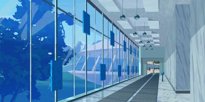 1920x1080 blue interiors | Blue Interior | Bleu in 2019 | Anime high school