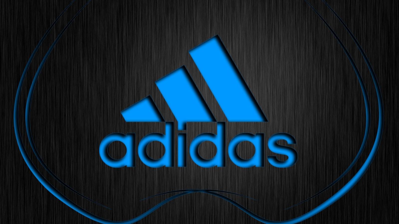 2560x1440 Blue Adidas Logo Sport Brands And Black Wallpa #2771 Wallpaper