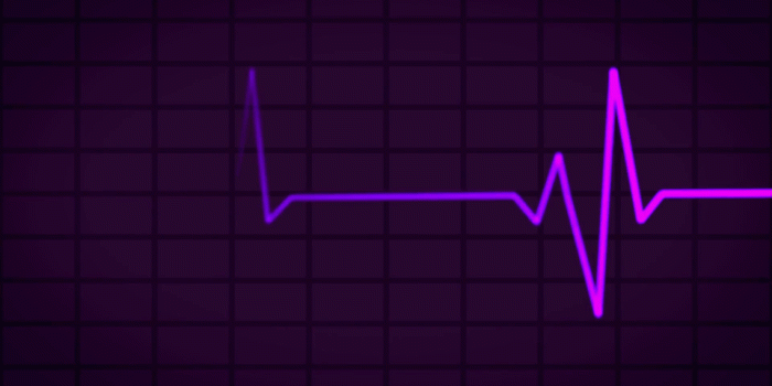 1920x1080 electrocardiogram (EKG or ECG) Purple Motion Background - Storyblocks Video