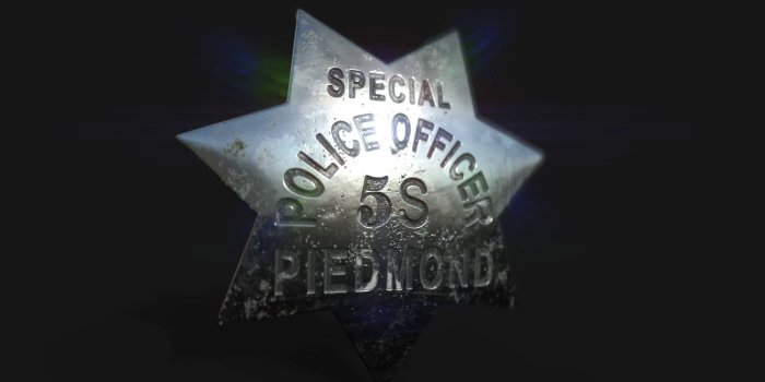 1920x1080 Sheriff Star (Badge) - 3D Model | Kezan's Portfolio