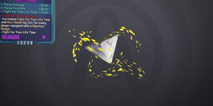 1680x1050 Sheriff's Badge | Borderlands Wiki | FANDOM powered by Wikia