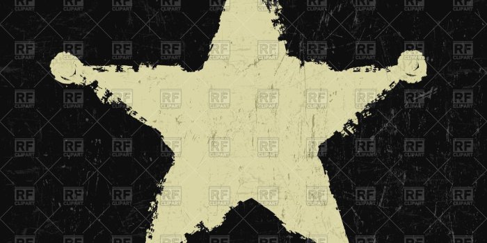 1200x1200 7 Grunge Star Vector Images - Star Vector, Distressed Star Vector