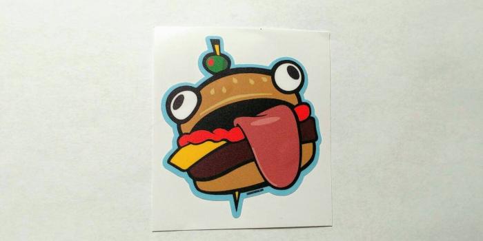 1364x993 Durr Burger Fortnite Fast Food Sticker by EvergreenKings on Etsy