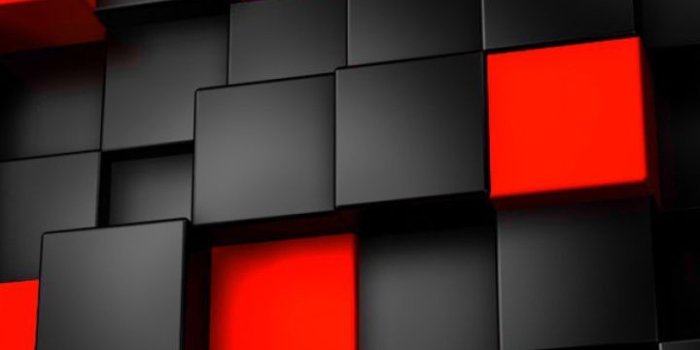 720x1280 Black Red Cubes Pattern | Mobile Wallpapers | HD Phone Wallpapers