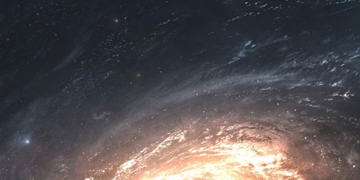 938x1668 Download wallpaper 938x1668 galaxy, glow, spiral, space, universe