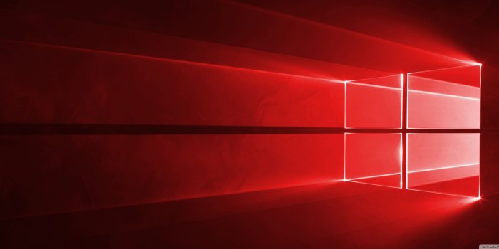 3440x1440 Windows 10 Red in 4K ❤ 4K HD Desktop Wallpaper for • Wide & Ultra