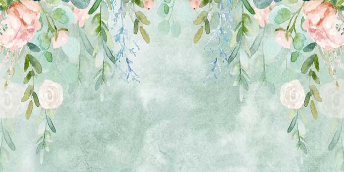 1000x800 Beibehang Custom wallpaper Nordic small fresh hand-painted watercolor  cartoon flowers pastoral mural TV background 3d wallpaper