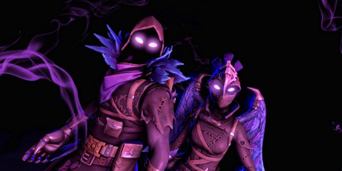 3840x2400 Download wallpapers 4k, Ravage and Raven, night, Fortnite Battle