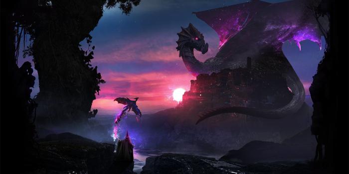 2560x1440 79+ Purple Dragon Wallpapers on WallpaperPlay