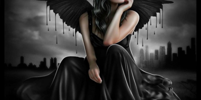 1920x1080 Gothic Angel Wallpaper By Leslie Rogers