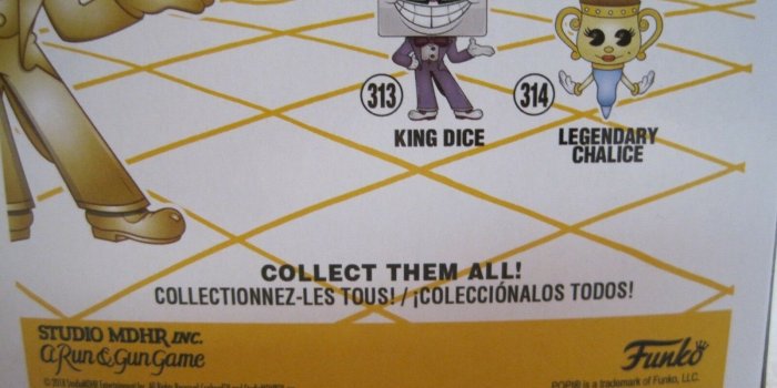 1600x1200 E3 Funko Pop Cuphead King Dice 313 and Cagney Carnation 331 LIMITE DEDITION