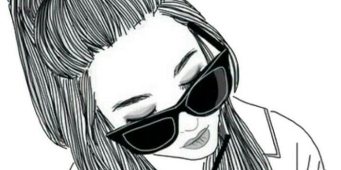 720x1280 Swag Black Girl Drawing Wallpaper