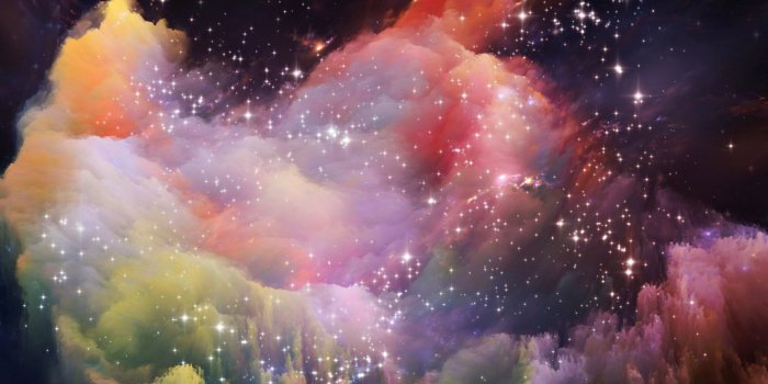 2732x2732 as35-space-rainbow-colorful-star-art-illustration-wallpaper