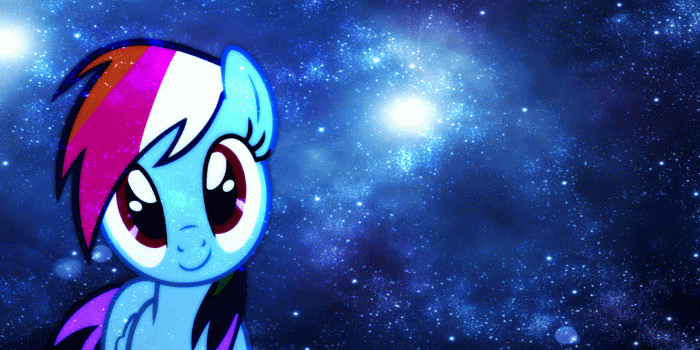 1280x759 1210435 - artist:cosmocatcrafts, galaxy, looking at you, rainbow