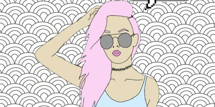 1024x1024 Wallpaper Tumblr Girl followme FreeToEdit...