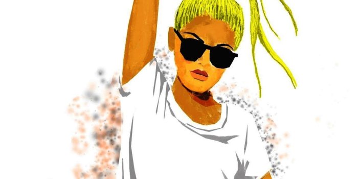 1131x1600 Girl Drawing Tumblr - Girl Cartoon Free Wallpaper & Backgrounds