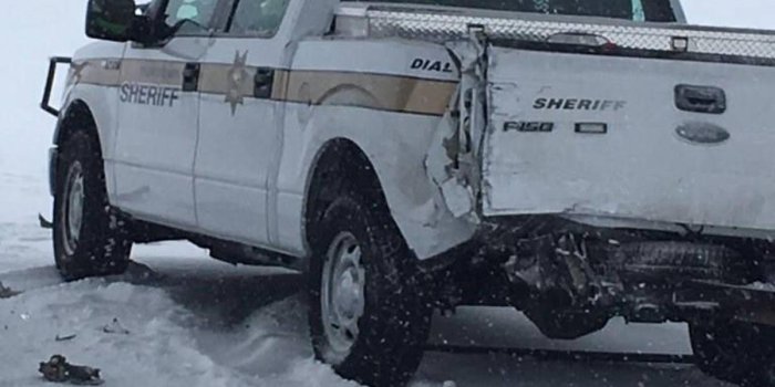 1200x1200 Deputy's truck hit while responding to I-90 crash | Local