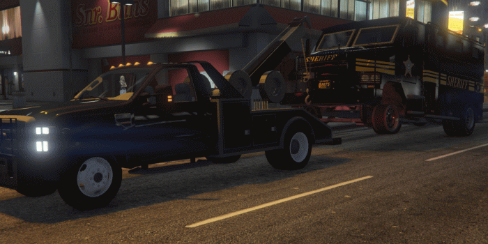 1600x900 Sheriff Truck got a flat - GTA V Galleries - LCPDFR.com