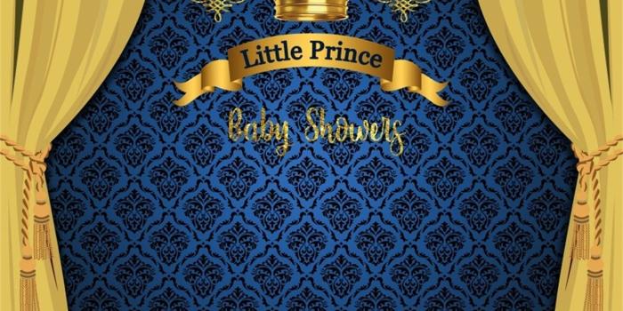 1304x887 AOFOTO 7x5ft Little Prince Baby Shower Background Royal Crown Vintage  Floral Pattern Wall Abstract Curtain Party Decoration Photography Backdrop 