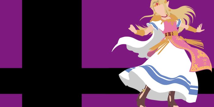 1920x1080 ArtStation - Super Smash Bros Ultimate Wallpaper - Zelda Minimalist