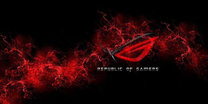 1920x1080 HD wallpaper: Republic of Gamers logo, window, ASUS, video games, PC