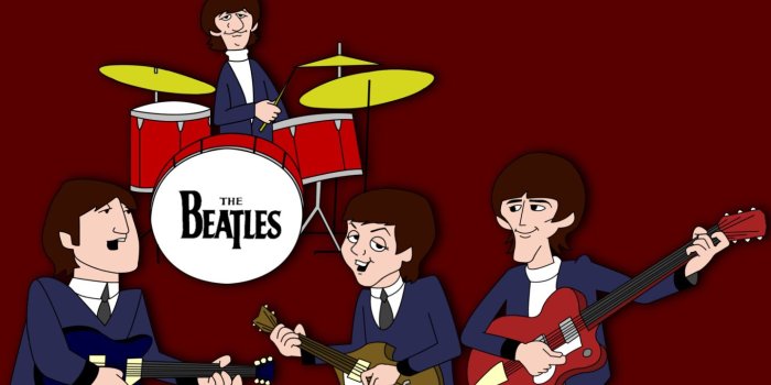 1440x900 The Beatles Cartoon TV Show Wallpaper and Background Image