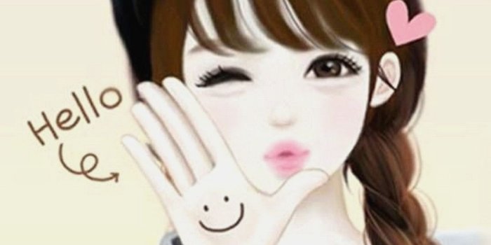 1080x1920 Korean Cartoon Girl Drawing at PaintingValley.com | Explore