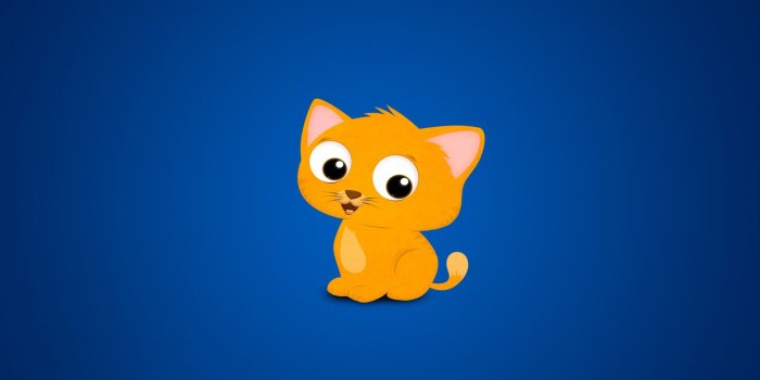 1920x1200 cartoon kitten wallpaper