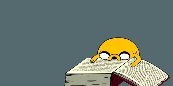 1366x768 Adventure Time Book Cartoon Humor Funny Jake The Dog Tv Show Wallpaper