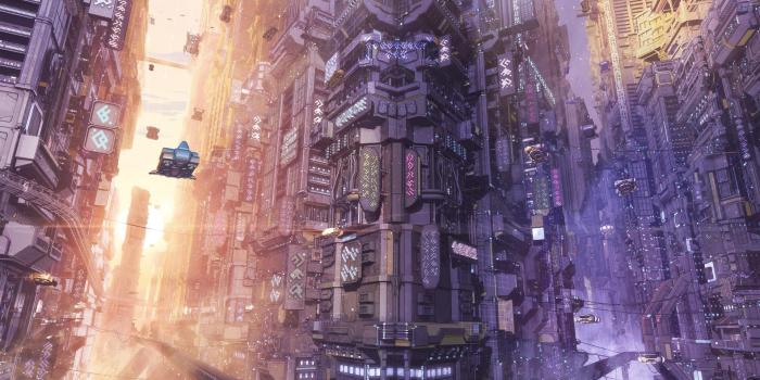 1920x1440 Futuristic city [1920×1440] : wallpapers