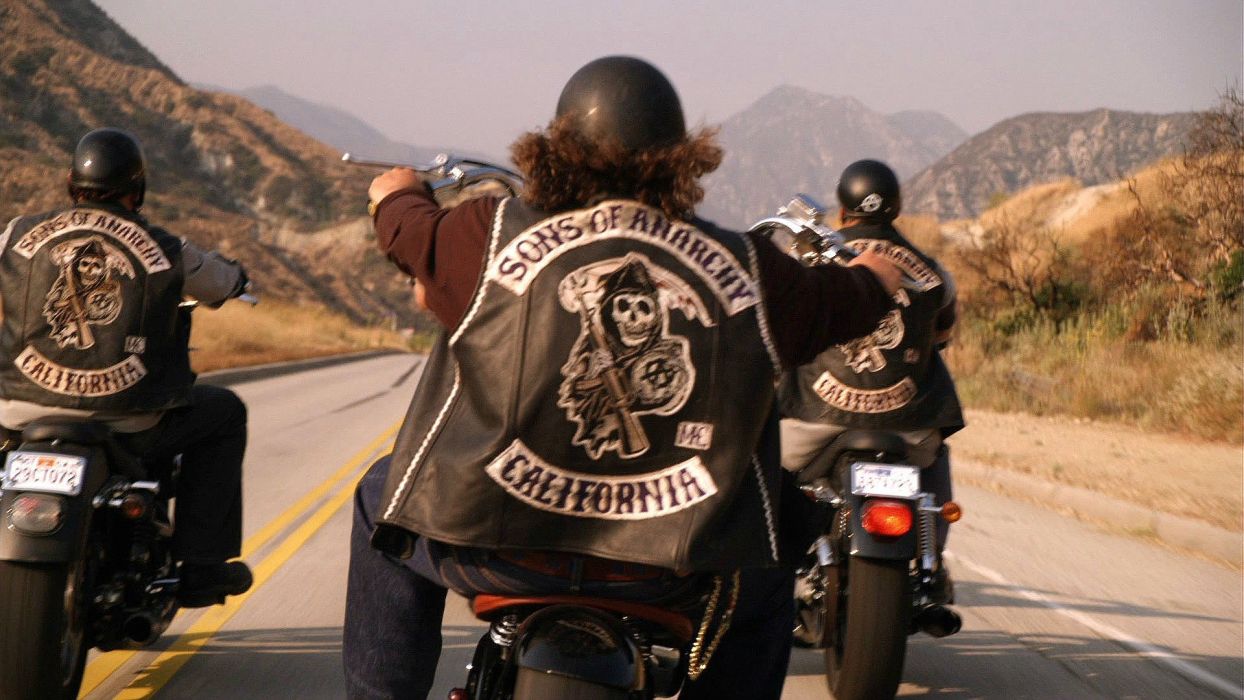 1244x700 SONS OF ANARCHY series biker crime drama thriller wallpaper