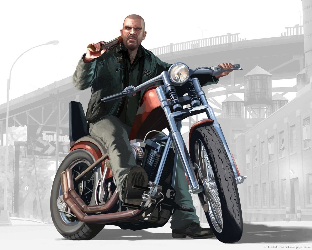 1280x1024 50+] Biker Wallpaper for Kindle on WallpaperSafari