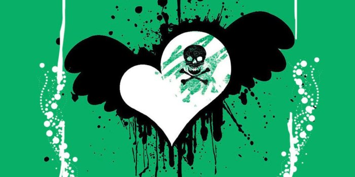 1024x768 Emo Heart Wallpaper | Emo wallpaper | Emo Girls | Emo Boys | Emo