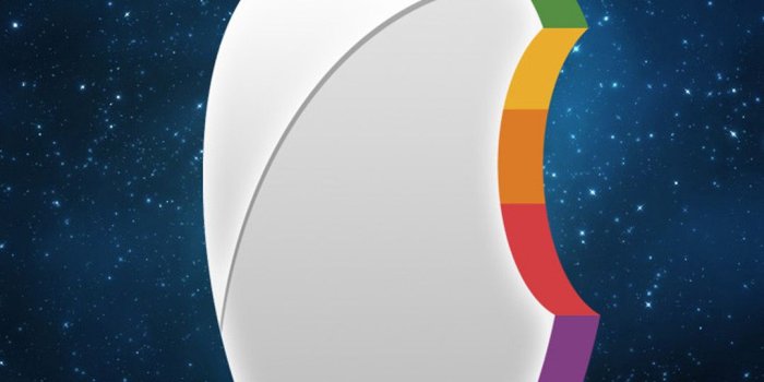 1080x1920 3D Apple Logo In Space Android wallpaper - Android HD wallpapers