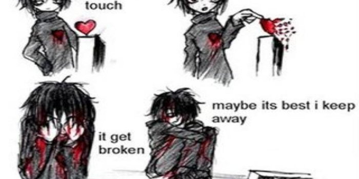 1024x768 Emo Broken Heart Wallpaper - Picserio.com