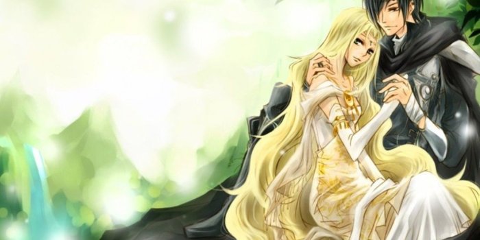 1366x798 Cute Anime Couple Wallpapers For Mobile | Lockindo