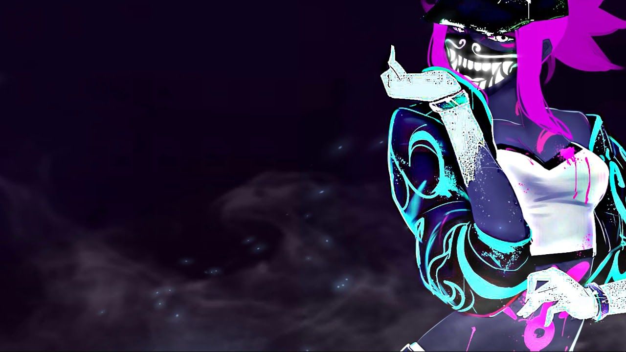 1280x720 Preview: Wallpaper Engine Akali in KDA Skin Simple Effects League Of Legends