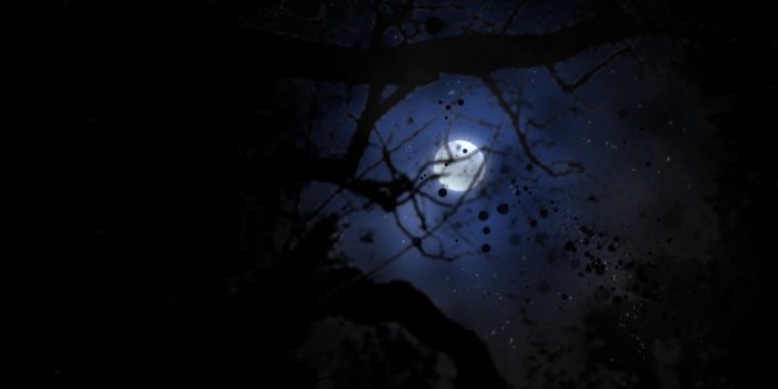 1280x720 4K Full Moon View - Moving Background #AAVFX Dark Night - Live Wallpaper