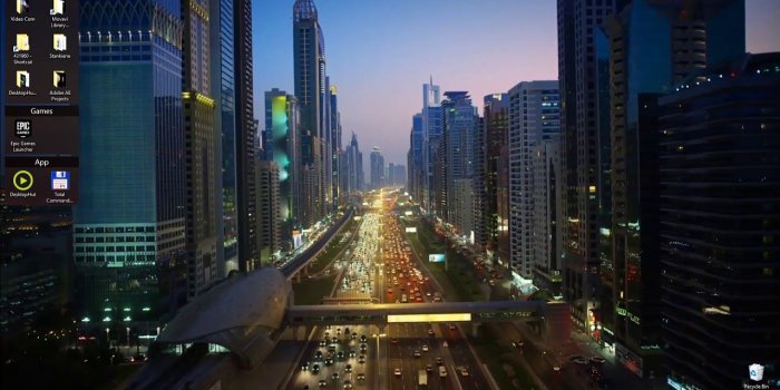 1280x720 Dubai Night Live Wallpaper - DesktopHut