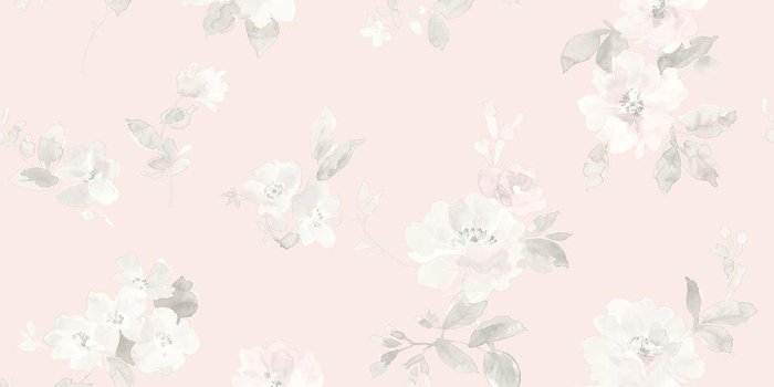 1000x1000 Captiva Light Pink Floral Toss Wallpaper