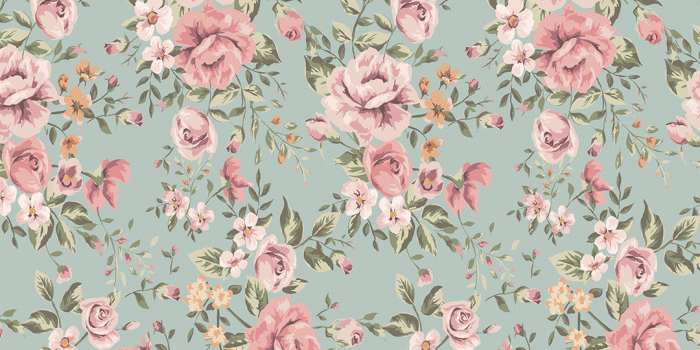 1080x1080 Cutesie Floral Wallpaper Mural