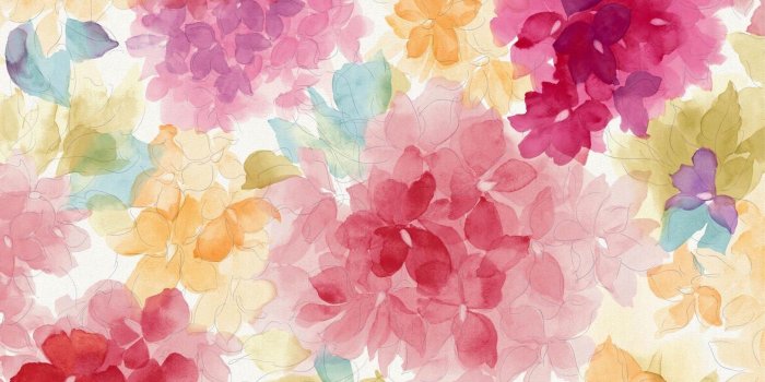 1626x1626 Mae Red and Pink Floral Wallpaper